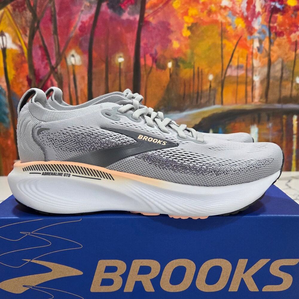 Brooks Adrenaline GTS 25 Grey Coral Size 8, 8.5 Women's Running 120443 1B 032 - Picture 3 of 7